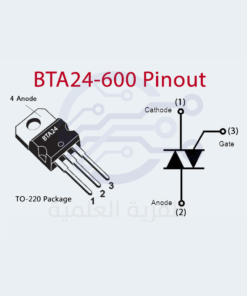TRIAC BTA24- 600B