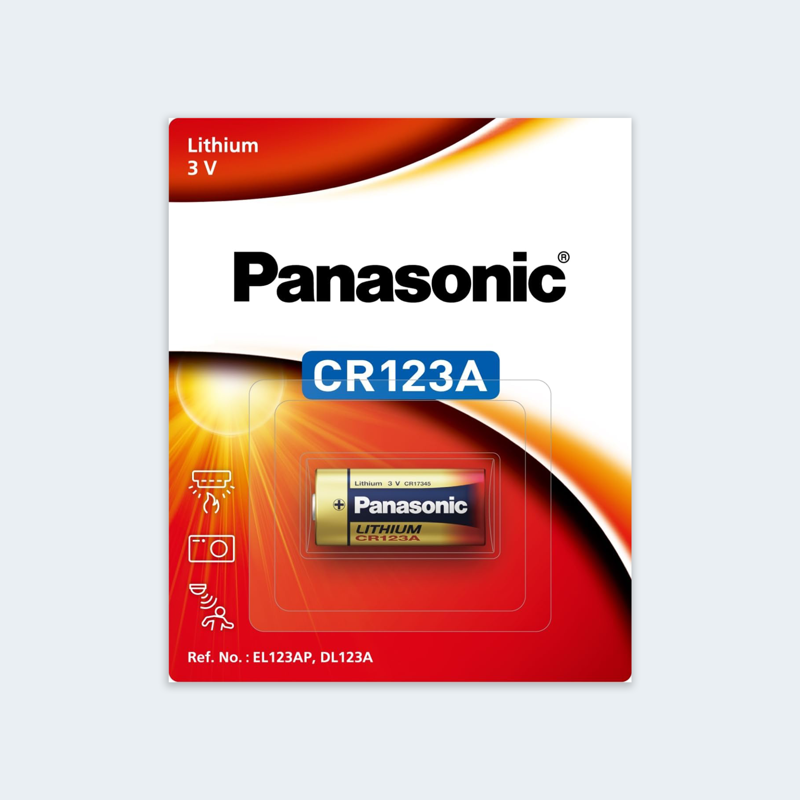 CR123 3V Lithium Battery CR123 3 V Lithium Battery – Non‑Rechargeable