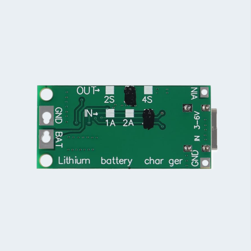 USB battery charger module for 2-battery lithum in series  2A type-C