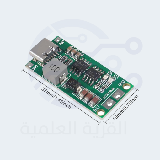 USB battery charger module for 2-battery lithum in series  2A type-C