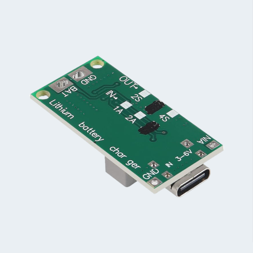 USB battery charger module for 2-battery lithum in series  2A type-C