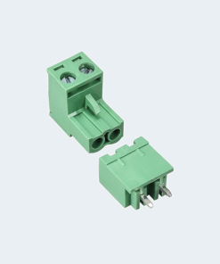 Male Female PCB Terminal Block 2Pin 90 degree