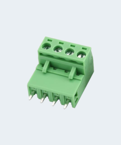 Male Female PCB Terminal Block 4Pin 90 degree