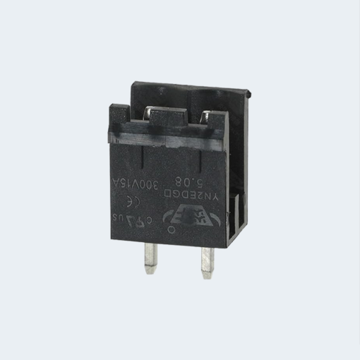 Male Female PCB Terminal Block 2Pin vertical 5.08mm