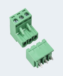 Male Female PCB Terminal Block 3Pin 90 degree