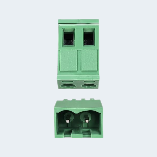 Male Female PCB Terminal Block 2Pin 90 degree