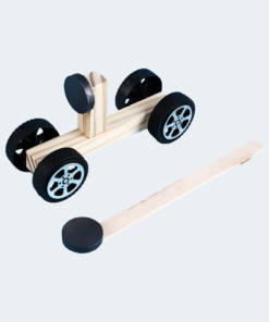 DIY Wooden Magnetic Car Manual Scientific Experiment Assembly