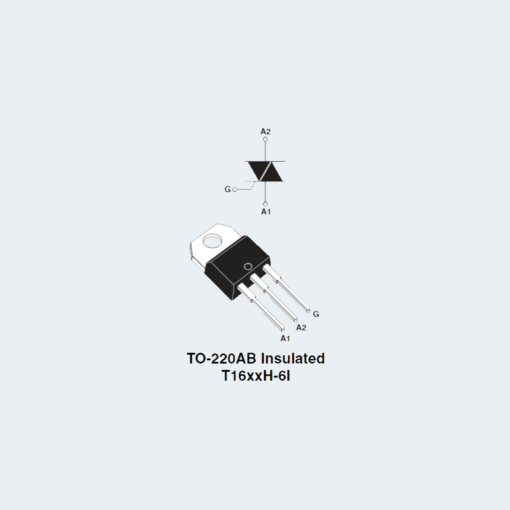 T1635H-6I Snubberless Triac 16 A – 600 V ترياك