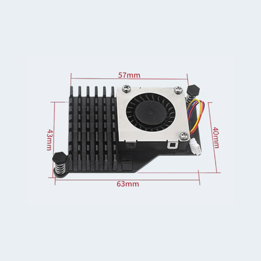 heat dissipation for raspberry pi5 heatsink big