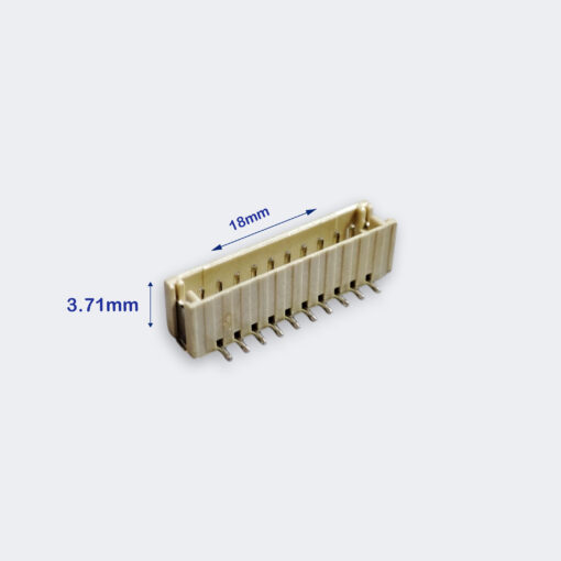 PCB Socket SMD ZH1.5 – 10 Pins – Vertical Sticker plug P=1.5 mm