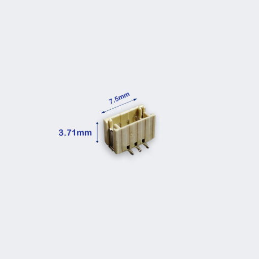 PCB Socket SMD ZH1.5 – 3 Pins – Vertical Sticker plug P=1.5 mm