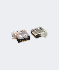 USB Type A Female Placement DIP for PCB Design 4 Pin USB connector Plug-in