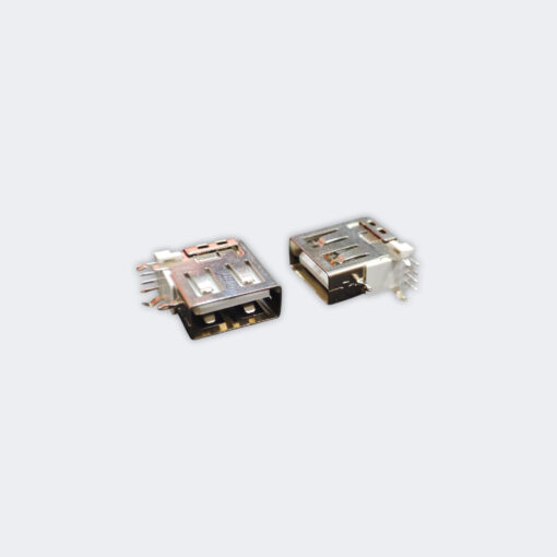 USB Type A Female Placement DIP for PCB Design 4 Pin USB connector Plug-in