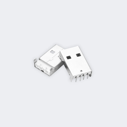 USB Type-A 2.0 male Placement DIP for PCB Design Connector 4 Pin 90 Degree Right Angle