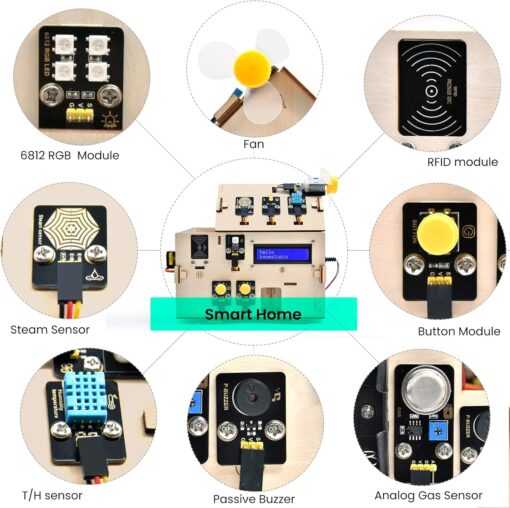 KeyeStudio IoT Smart Home Kit ESP32 Starter