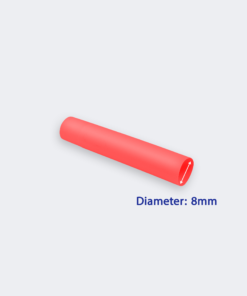 Heat Shrinkable Tube – 8mm Diameter, Red, 1 Meter