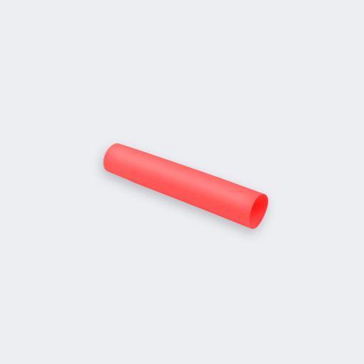Heat Shrinkable Tube – 8mm Diameter, Red, 1 Meter
