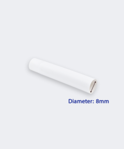 Heat Shrinkable Tube – 8mm Diameter, White, 1 Meter