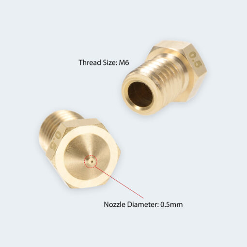 Extruder Hotend head for 3D Printer Nozzle 0.5