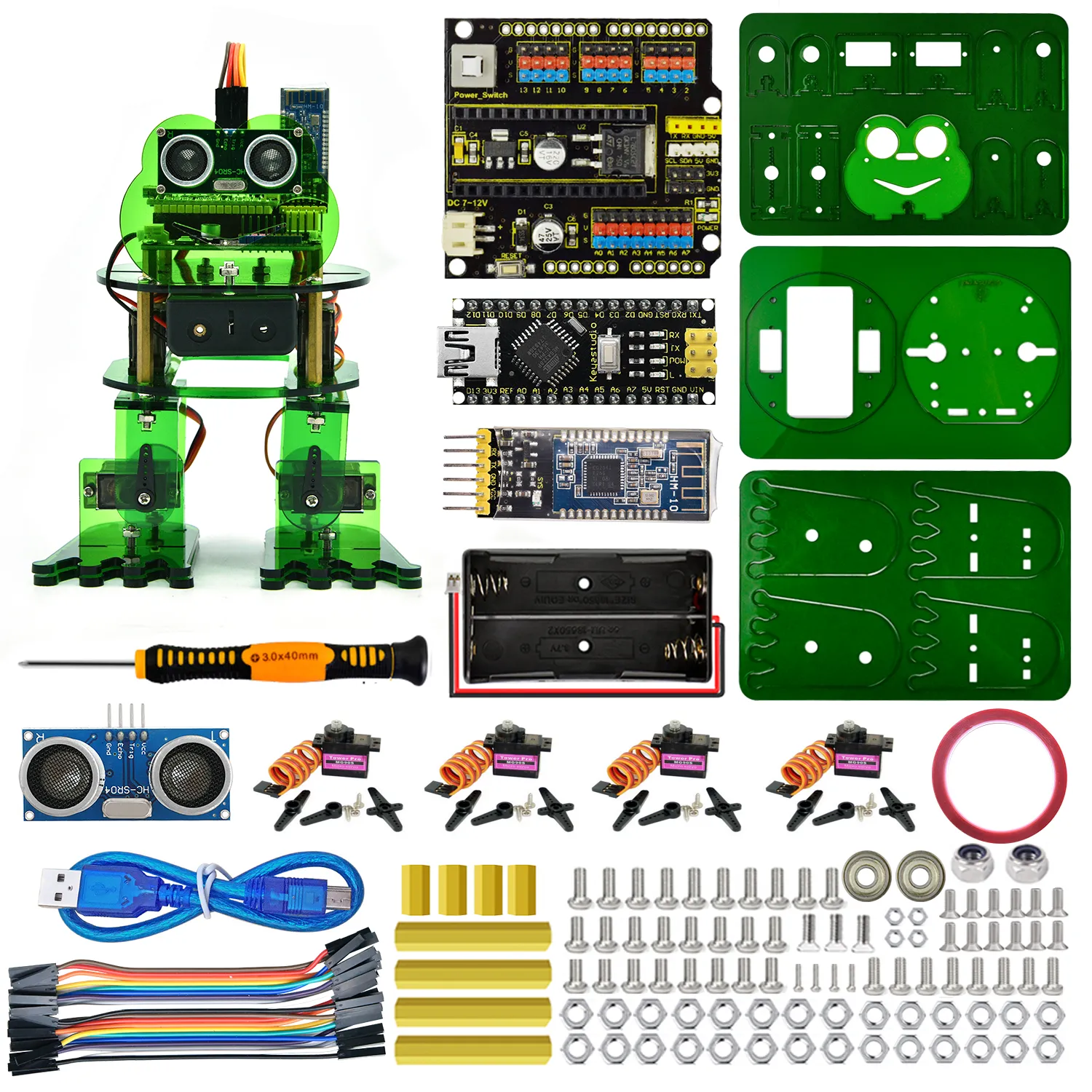 5 Frog Robot for Arduino Graphical Programming