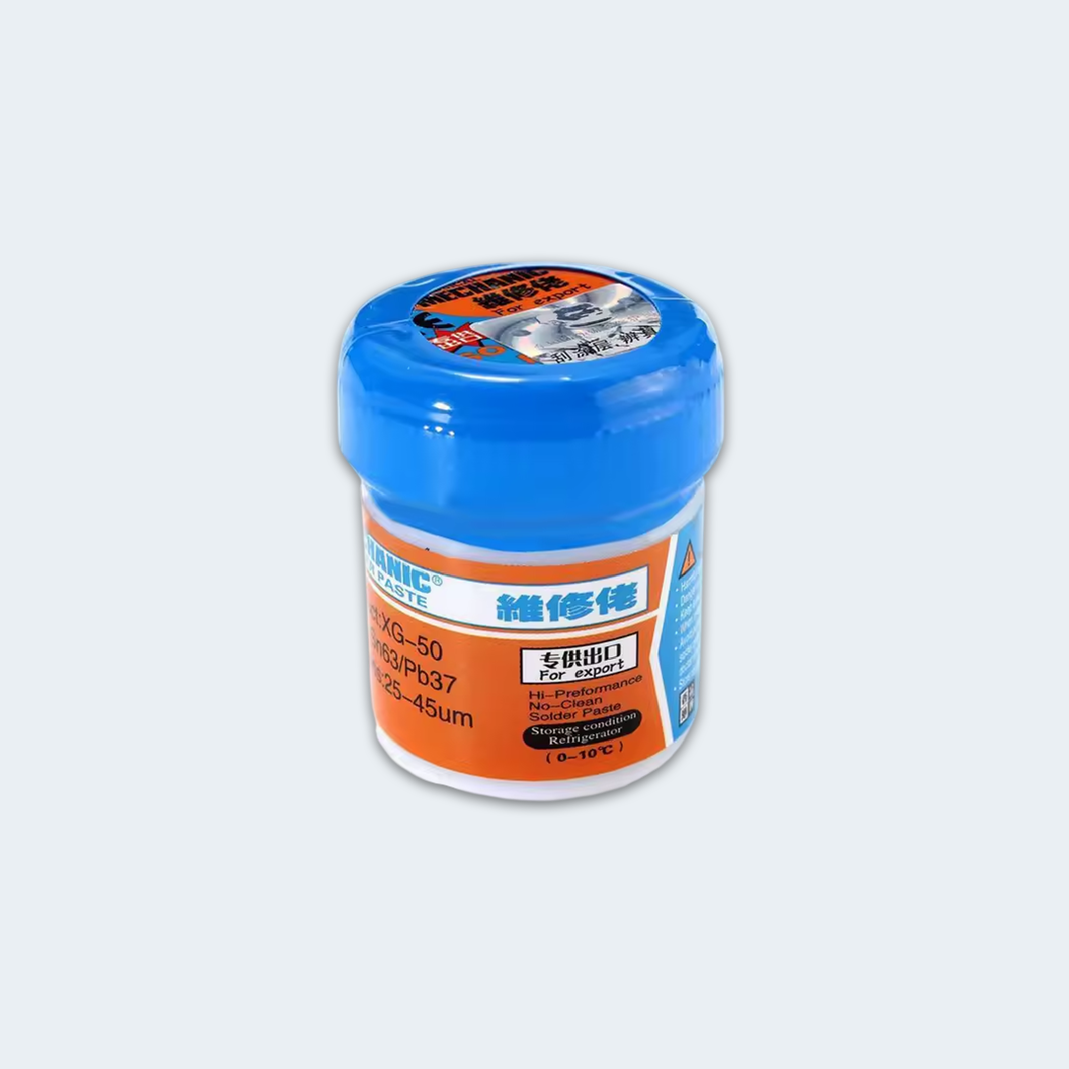 Low-Temperature Solder Paste – MECHANIC XG-50  Sn63/Pb37  Clean & Eco-Optimized Formula 42g