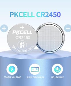 PKCELL Lithium Batteries 3V CR2450