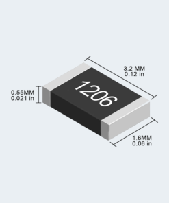 SMD Resistor 1M ohm (1004) Size 1206 مقاومة
