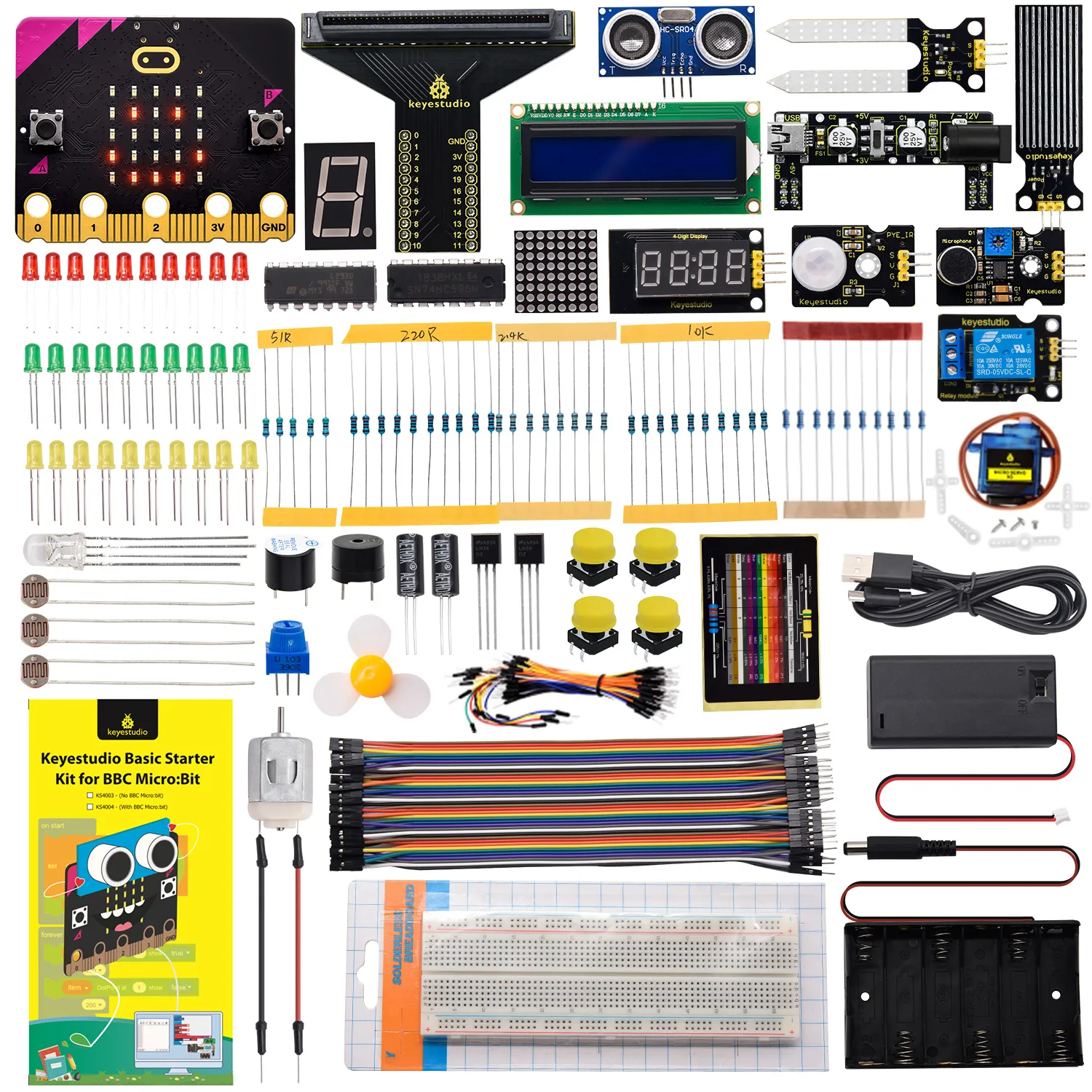 a9ada93aee keystudio Basic Sensor Module Starter Kit for BBC Micro:Bit