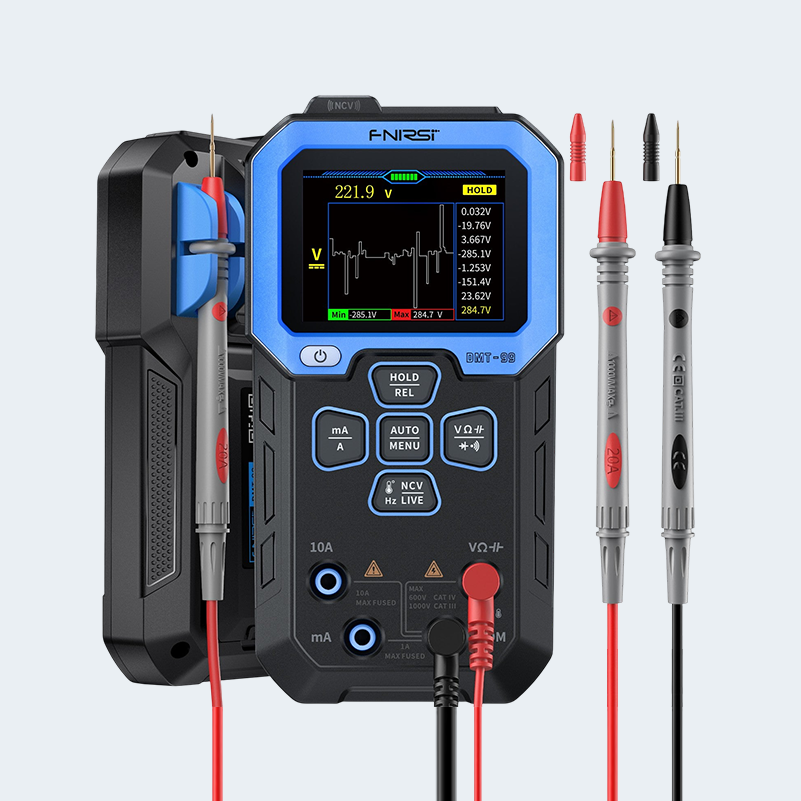 FNIRSI DMT-99 intelligent Digital Multimeter Auto range DMT-99 Intelligent Color Screen Digital Multi Meter