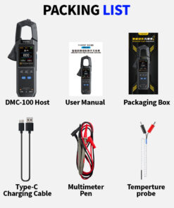 DMC-100 DC AC Current Voltage Clamp Meter Digital Multimeter