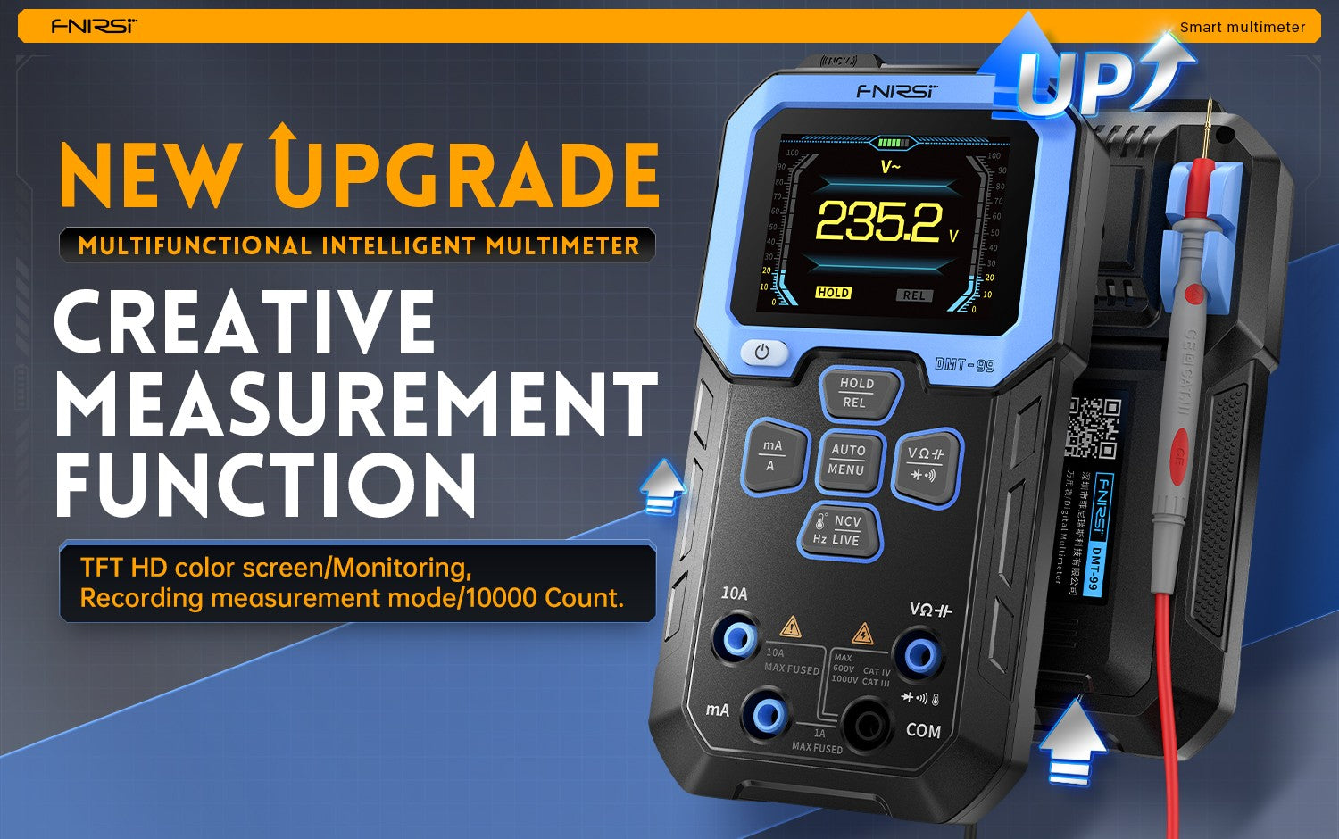 FNIRSI_DMT-99_Intelligent_Color_Screen_Digital_Multi_Meter_Details_PC_01 DMT-99 Intelligent Color Screen Digital Multi Meter