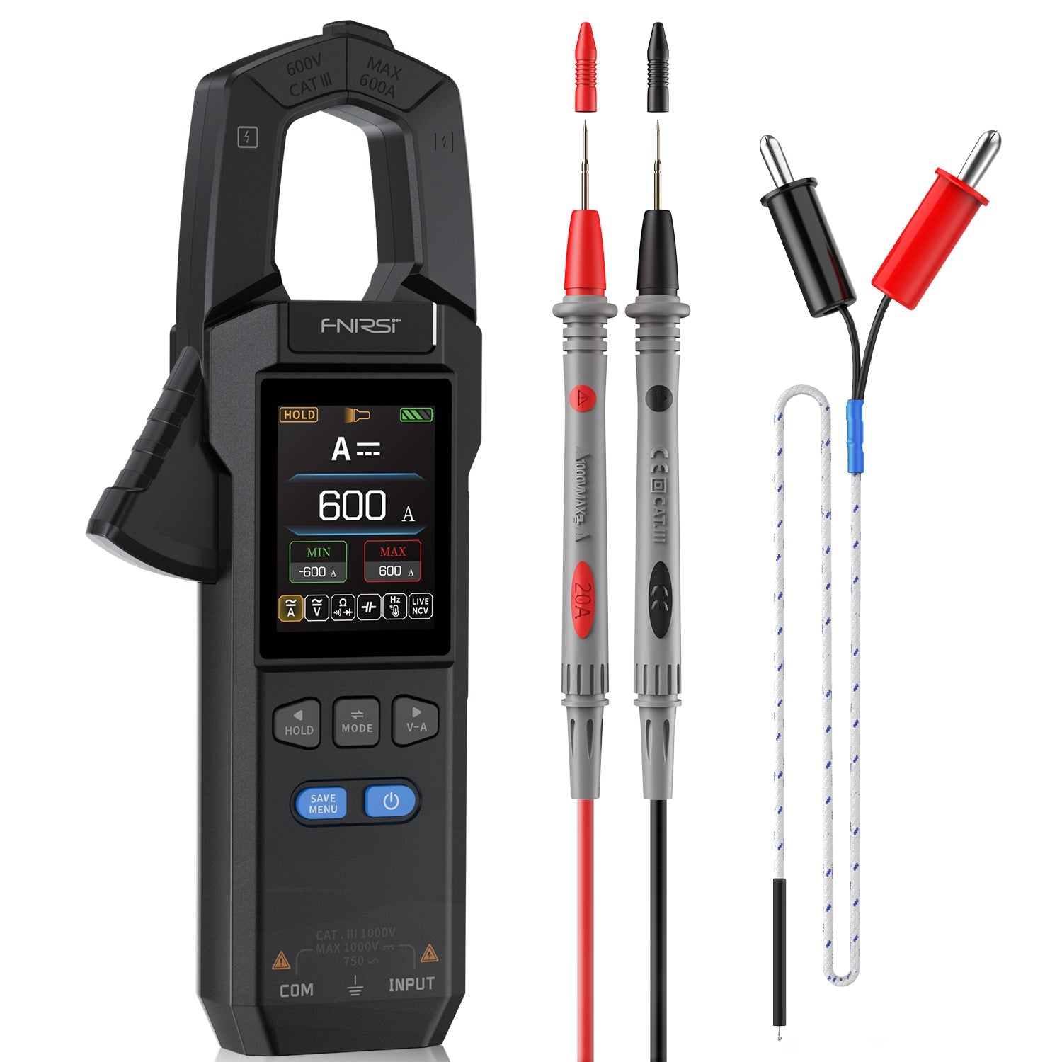 fnirsi-dmc-100-dc-ac-current-voltage-clamp-meter-digital-multimeterelectrical-testingfnirsifnirsi-5500287(2) DMC-100 DC AC Current Voltage Clamp Meter Digital Multimeter