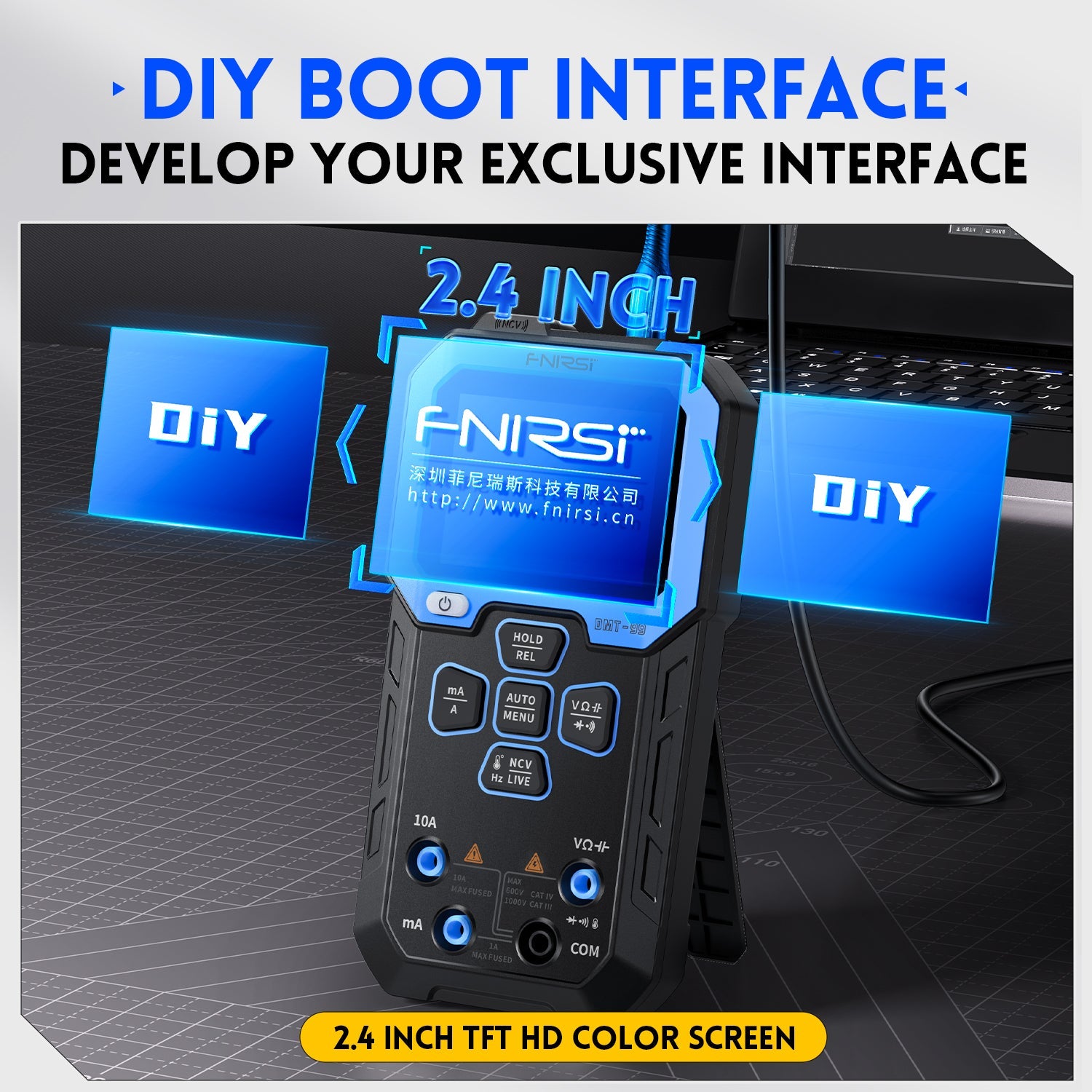 fnirsi-dmt-99-intelligent-color-screen-digital-multi-meterelectrical-testingfnirsifnirsi-3980997(2) DMT-99 Intelligent Color Screen Digital Multi Meter