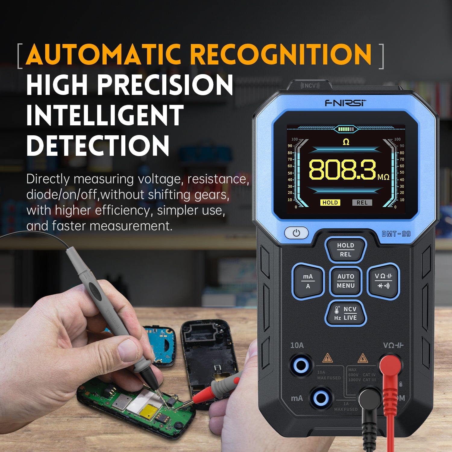 fnirsi-dmt-99-intelligent-color-screen-digital-multi-meterelectrical-testingfnirsifnirsi-8586038(2) DMT-99 Intelligent Color Screen Digital Multi Meter