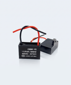 مكثف تشغيل محركات CBB61 SH‑S0 –  ميكروفاراد، 450 فولت AC