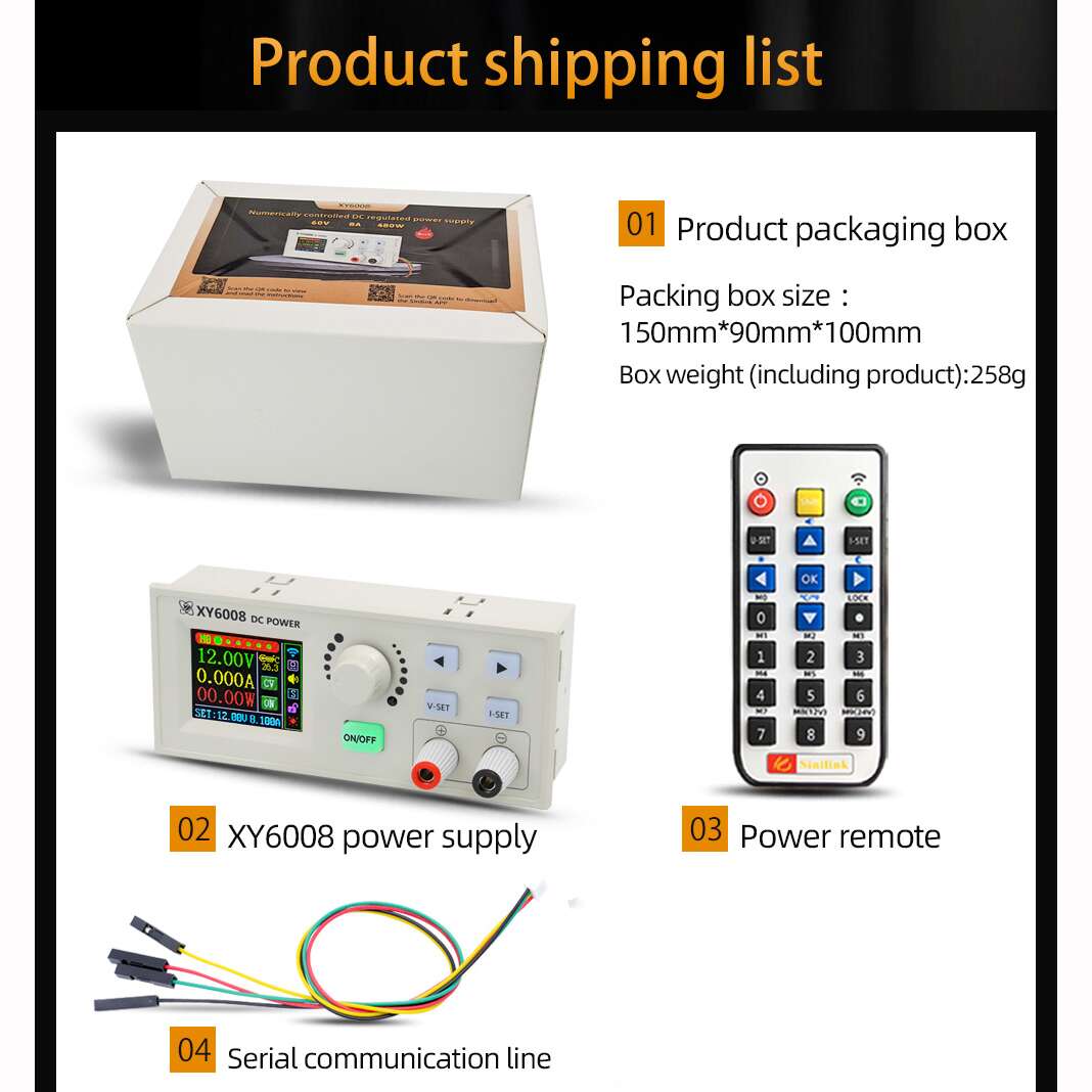 DC Regulated Power Supply Module – XY6008 XY6008‑W, 60V 8A 480W Step‑Down (1) وحدة مزود طاقة DC منظم – XY6008 / XY6008-W، 60V 8A 480W