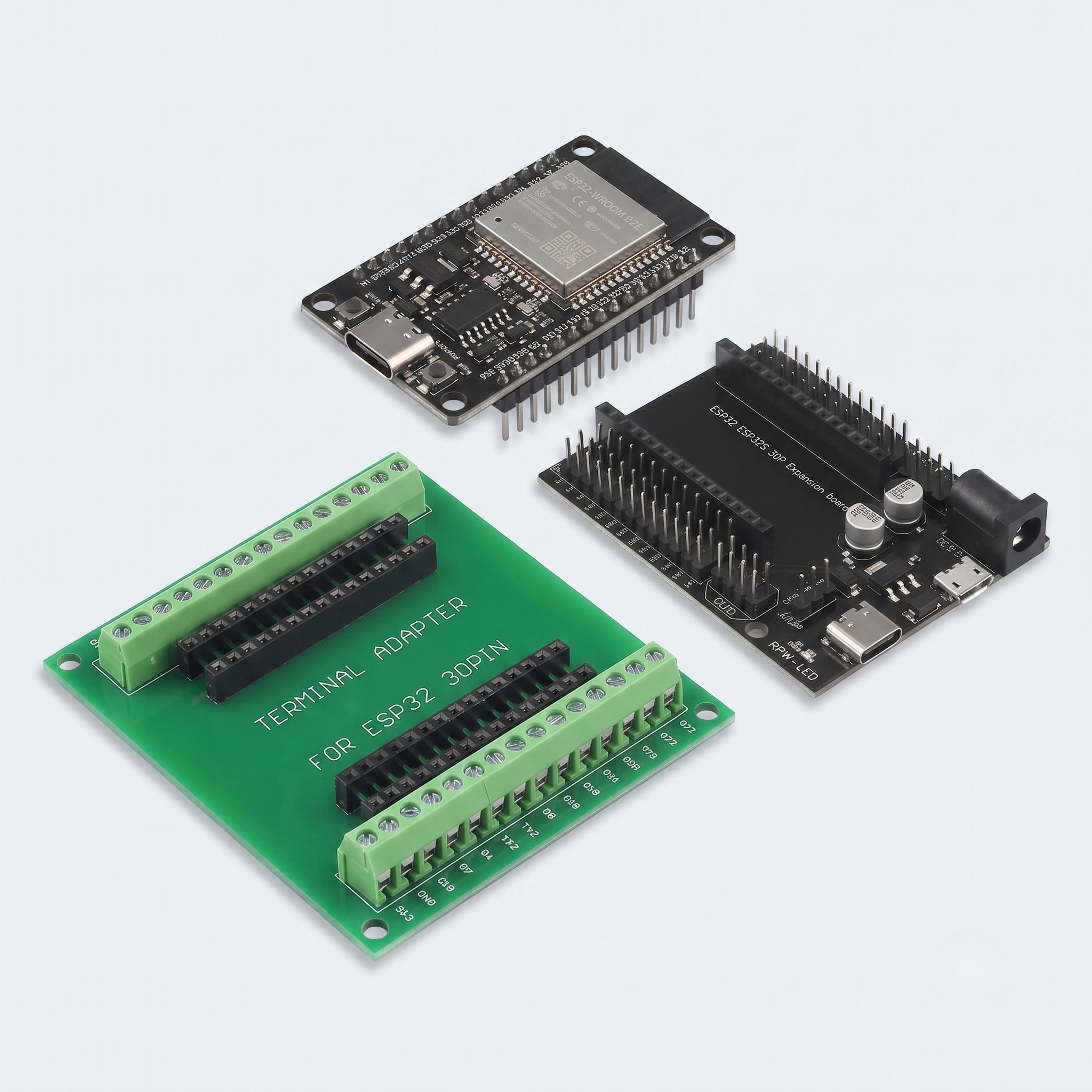 ESP32 Type-C – CP2102 – 30 Pins Terminal Block Adapter Board ESP32 Expansion Board ESP32 Type-C – CP2102 – 30 Pins | Terminal Block Adapter Board | ESP32 Expansion Board
