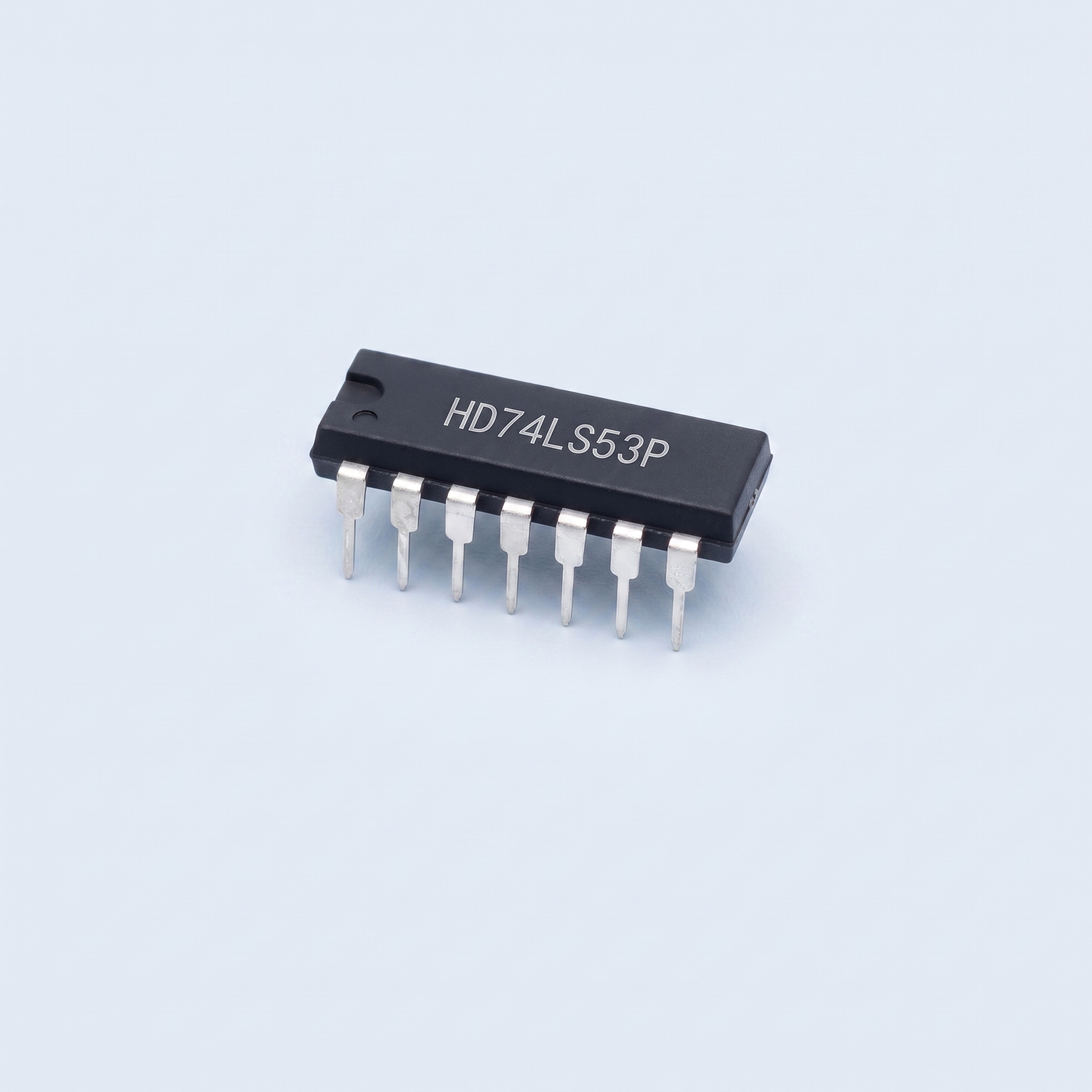 HD74LS53P Dual 4‑Input AND Selector IC (Equivalent to 7453P) HD74LS53P 4-Wide 2-Input AND-OR-INVERT Logic Gate – 14 Pin