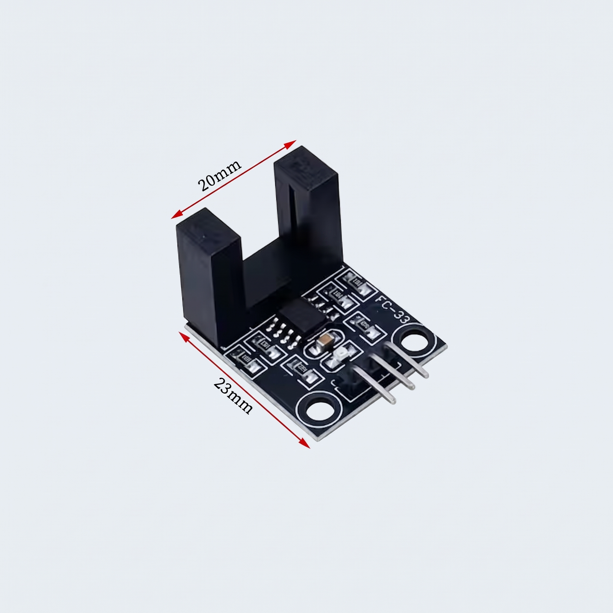 TCST2103 Large U‑Shaped Optical Sensor – Slot Encoder Module (2) TCST2103 Large U‑Shaped Optical Sensor – Slot Encoder Module