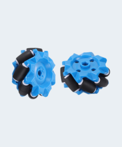 52mm Mecanum Wheel – 2 Pcs – Blue & Black