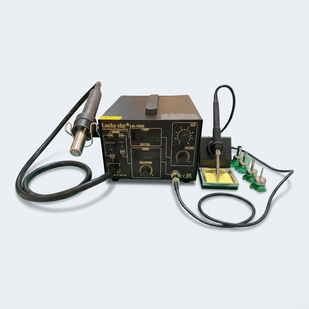 Hot Air & Soldering Station – Lucky Sky LS1952 Hot Air & Soldering Station – Lucky Sky LS1952
