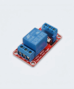 Relay Module (5v – 12v or 24v) One Channel High/Low Level Trigger with Optocoupler (Red Board)