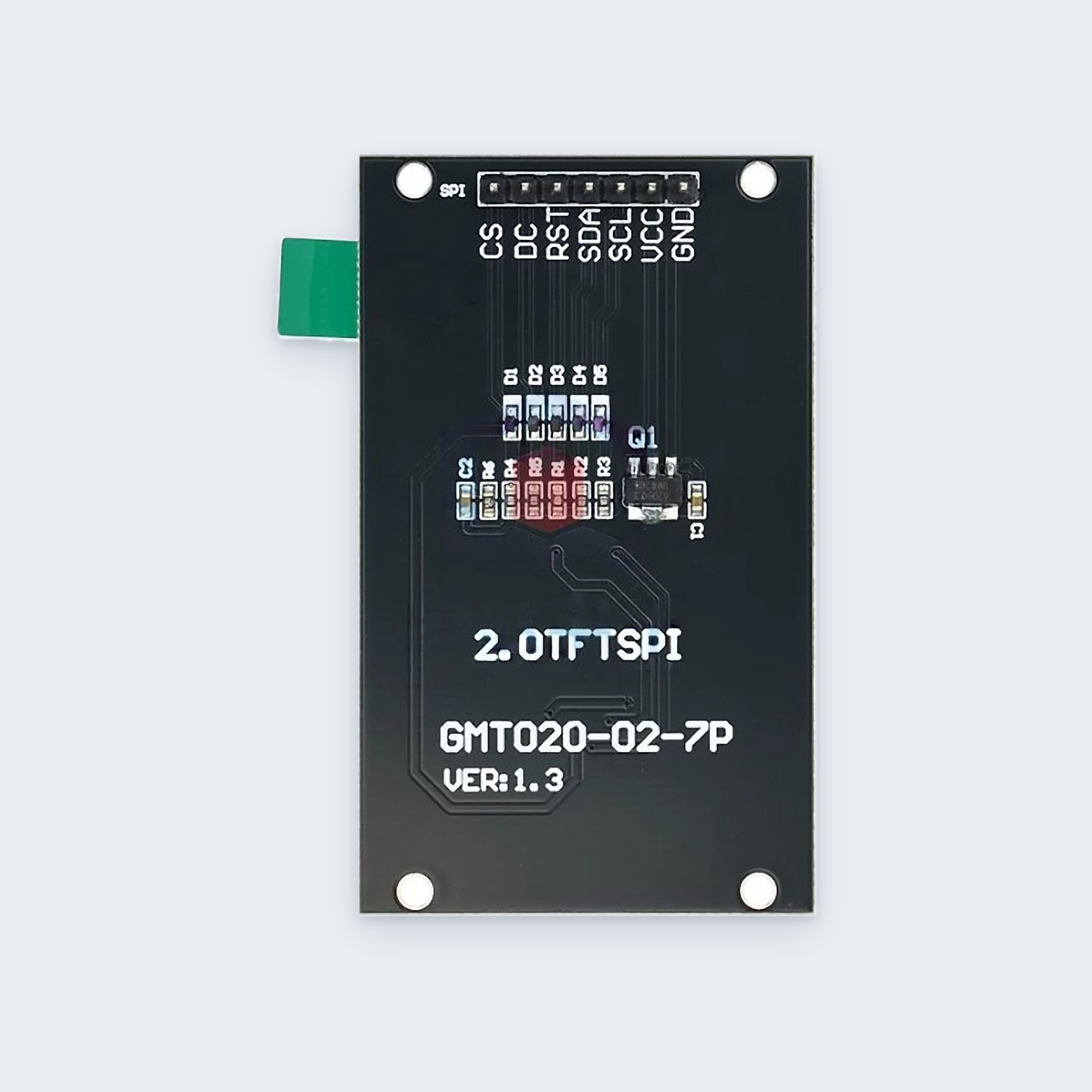 2.0-Inch Full-Color TFT LCD Display – ST7789V GMT020-02-7P (3) شاشة TFT LCD ملونة مقاس 2.0 بوصة – ST7789V GMT020-02-7P