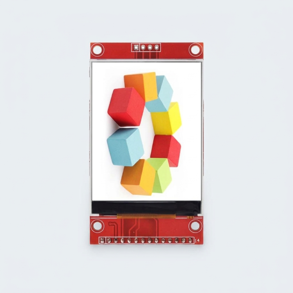 2.4-Inch Full-Color TFT LCD Touchscreen – ST7789V (1) شاشة TFT LCD ملونة 2.4 بوصة تعمل باللمس – ST7789V