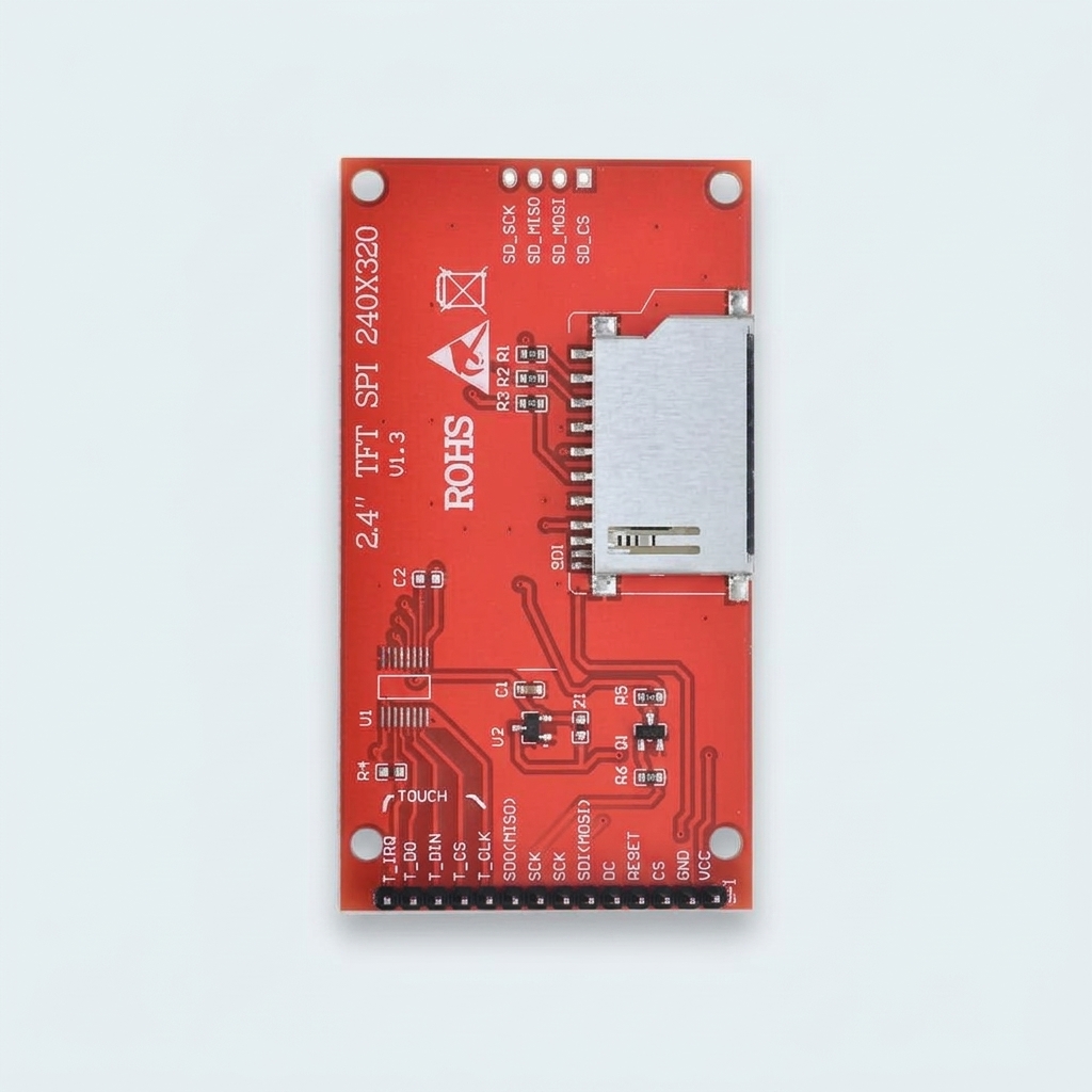 2.4-Inch Full-Color TFT LCD Touchscreen – ST7789V (2) شاشة TFT LCD ملونة 2.4 بوصة تعمل باللمس – ST7789V