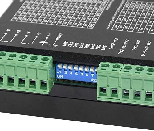 CNC Digital Microstep driver DM542 Stepper Motor Controller 2-phase Digital Stepper Motor Driver 20-50V DC Max 4.2A for Nema 17, Nema 23 and Nema 34 series stepper motor (2) CNC Digital Microstep driver DM542 Stepper Motor Controller 2-phase Digital Stepper Motor Driver 20-50V DC Max 4.2A for Nema 17, Nema 23 and Nema 34 series stepper motor